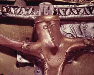 Bell Shrine Known as the Corp Naomh, Templecross, County Westmeath, 10th & 15th Century (detail)